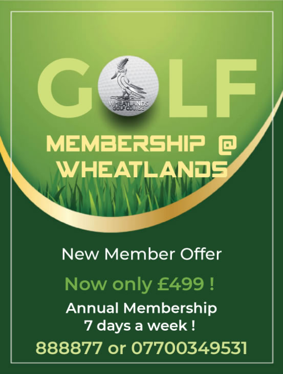 Golf Membership at the Wheatlands Golf Club and Gastropub, Jersey